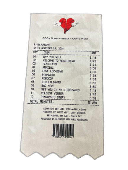 808&Heartbreak Kanye Rug